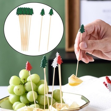 Przystawki Owoce Picks 4,7 cala Zaopatrzenie firm Green Tree 50 sztuk