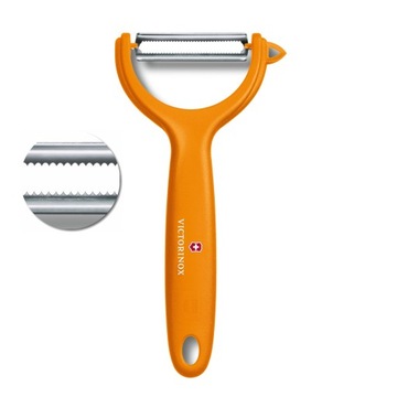 Victorinox 7.6079.9, obieraczka, dwukierunkowe ostrze ruchome, ząbkowane