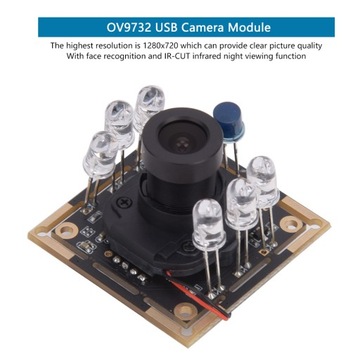 OV9732 Чип платы модуля USB-камеры IR CUT Распознавание лиц с