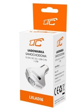 Автомобильное зарядное устройство USB QC3.0 3A TYPE-C 3A