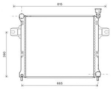 CHLADIČ JEEP GR. CHEROKEE 10 2004