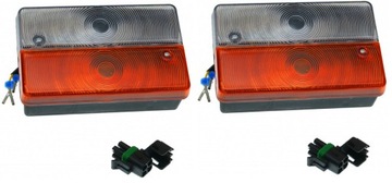 KOMPLET LAMP PRZEDNICH KOPARKO-ŁADOWARKI JCB 3CX 4CX