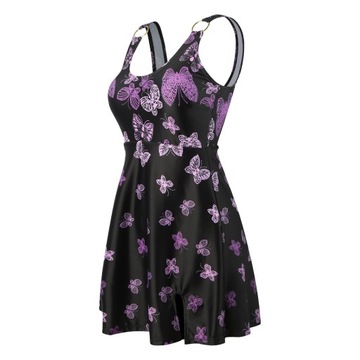 STRÓJ KĄPIELOWY JEDNOCZĘŚCIOWY SUKIENKA FIGI XL