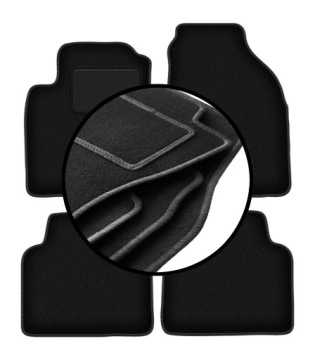 Velurové koberce komplet pro: Hyundai Matrix minivan (2001-2010)