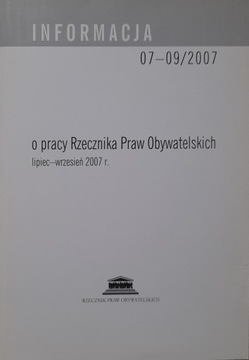 O PRACY RZECZNIKA PRAW OBYWATELSKICH