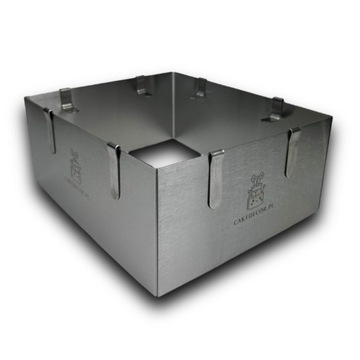 Регулируемый прямоугольный край, 10 см, форма для торта + булавки, набор булавок.