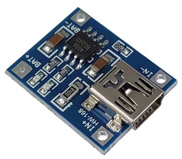 Модуль зарядного устройства Li-Ion TP4056 MICRO USB 1A