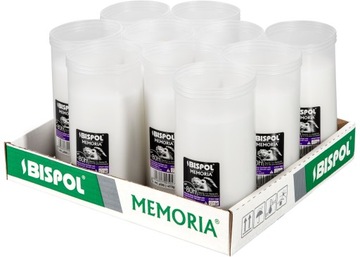 Wkłady parafinowe x 10 sztuk zgrzewka ponad 3dni 15,5cm wysokie