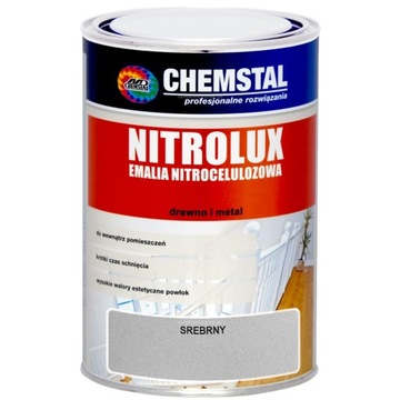 Emalia Nitro NITROLUX CHEMSTAL Srebrny 10L