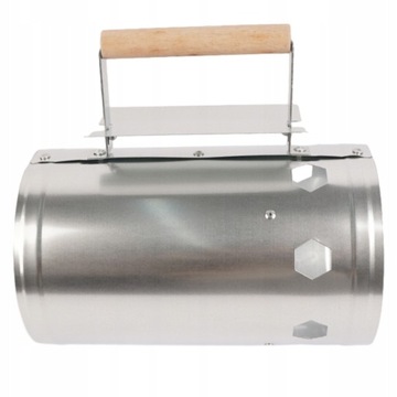 ДЫМОХОД ДЛЯ РАЗЖИГАНИЯ ГРИЛЯ УГОЛЬНЫЕ БРИКЕТЫ ОГОНЬ В КАМИНЕ ГРИЛЬ-СТАРТЕР