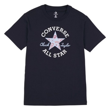 Converse T-Shirt Floral Patch Rozmiar L Czarny - 10026049-A03