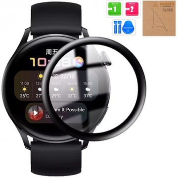 Szkło hybrydowe 3D do HUAWEI WATCH 3 46mm