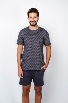Piżama męska Italian Fashion Ricardo bawełna XXL