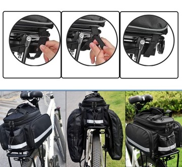 Сумка на багажник велосипеда WATERPROOF 30л ZR36