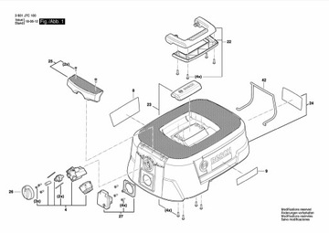 Розетка для пылесоса BOSCH GAS15 PS GAS12-25 GAS10