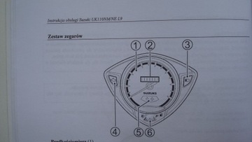 SUZUKI UK 110NM Руководство пользователя на польском языке Suzuki Address UK110 NM/NE 2019