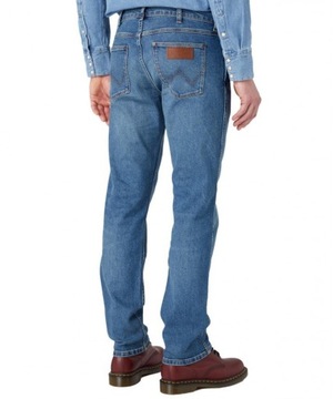 Męskie spodnie jeansowe proste Wrangler GREENSBORO W36 L32