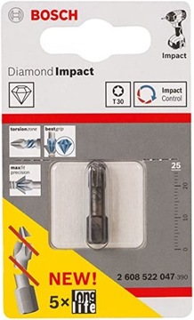 BIT TORX T30 DIAMOND IMPACT 25mm BOSCH