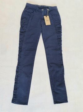 PATRIZIA PEPE - Granatowe jeansy r. 26 Nowe