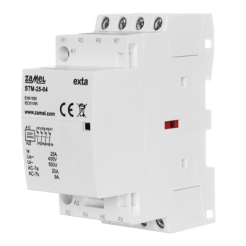 МОДУЛЬНЫЙ КОНТАКТОР 230В 25А ZAMEL EXTA STM-25-04