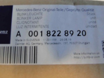 MERC SPRINTER 907 910 ЗЕРКАЛО ПОВОРОТА ЛЕВОЕ