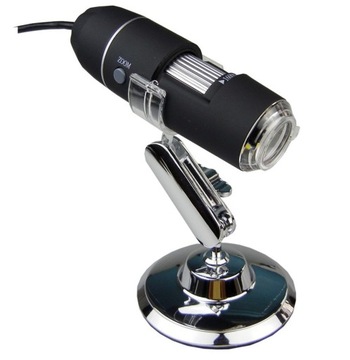 Цифровой электронный МИКРОСКОП 1600x 2MP USB + LED 8x Просмотр на компьютере