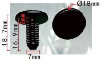 5 X ШПИЛЬКИ ДЛЯ ОБИВКИ КРЫШКА CITROEN BERLINGO C5