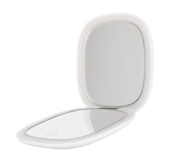 Lusterko kosmetyczne Humanas HS-PM01 z podświetleniem LED - białe
