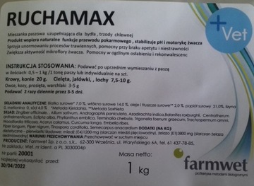 RUCHAMAX 1kg FARMWET stop kwasicy