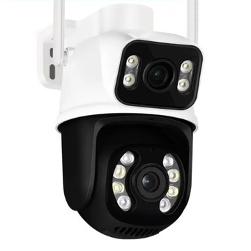 PODWÓJNA KAMERA OBROTOWA ZEWNĘTRZNA IP WIFI 6MPX