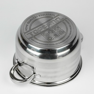 КАСТРЮЛЯ ИЗ НЕРЖАВЕЮЩЕЙ СТАЛИ 16 СМ С КРЫШКОЙ 1,5 Л