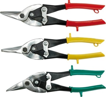 Nożyce do blachy kpl. 3szt 48330 Vorel