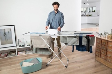 VILEDA DOBLE ВЫДВИЖНАЯ СУШИЛКА ДЛЯ ОДЕЖДЫ, ПРОЧНАЯ