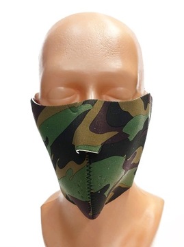 DWUSTRONNA MASKA NEOPRENOWA na TWARZ MOTOR ROWER