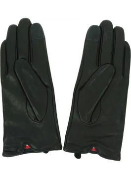 Rękawiczki Damskie TOMMY HILFIGER Essential Flag Leather Gloves AW0AW15360