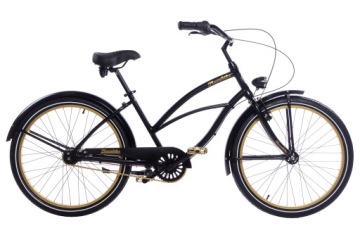 Велосипед CRUISER Plumbike La Donna GOLD BLACK 7B