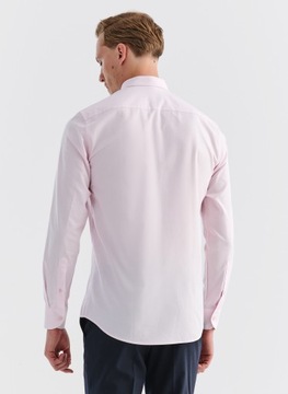 Gładka elegancka koszula męska 100% bawełna BASIC PAKO LORENTE 43-44/176