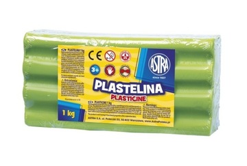 MIĘKKA PLASTELINA ASTRA 1 KG SELEDYNOWA