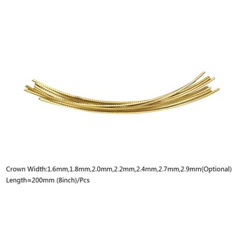 Druty progowe do gitary 8 cali w stylu Vintage na 2,2 mm