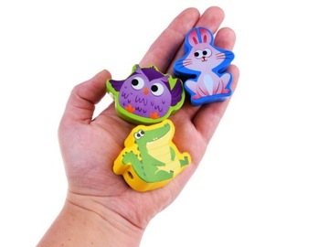 Блоки из бисера с животными для вышивки пазлов 25 штук ZA4688