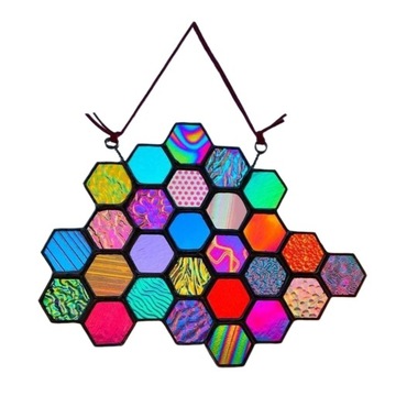 Panel witrażowy Wiszące akrylowe dekoracyjne