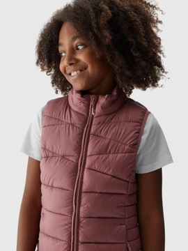 4F КУРТКА С РУКАВАМИ ДЛЯ ДЕВОЧЕК ДЕТСКИЙ ПУХОВИК