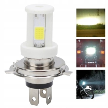 МОЩНЫЕ СВЕТОДИОДНЫЕ ЛАМПЫ H4 1080LM 6500K ЛАМПА