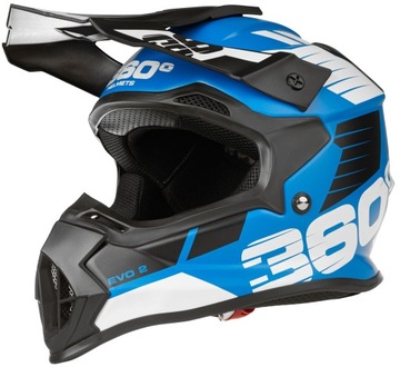 KASK MOTOCYKLOWY CROSS ENDURO ATV MTB HOMOLOGACJA EUROPEJSKA L/XL