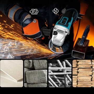 АККУМУЛЯТОРНАЯ УГЛОВАЯ ШЛИФОВАЛЬНАЯ МАШИНА 21 В + 2 АККУМУЛЯТОРА + 2 ДИСКОВ