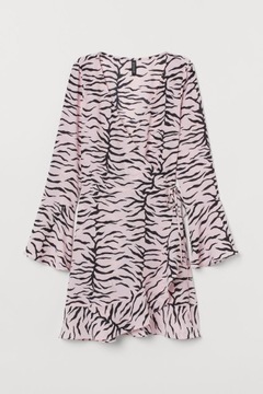 H&M Kopertowa sukienka z krepy rozm. 38,M
