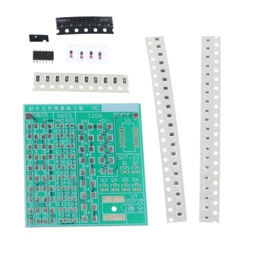 Lutowanie SMD do ćwiczeń na płytce PCB