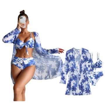 3 szt SEKSOWNE BIKINI MODNY STRÓJ KĄPIELOWY DAMSKI KOSTIUM STRÓJ plaża