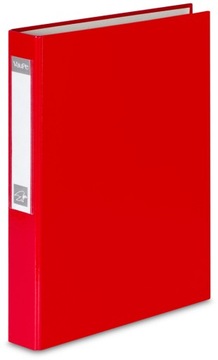 Segregator A4 40mm czerwony 2-ringowy do 150 kartek biurowy VauPe FCK