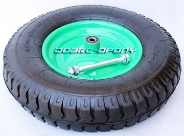 КОЛЕСО 4.00-8 ДЛЯ ТАЧКИ КОЛЕСО 400-8 400x8 4PR С ОСЬЮ